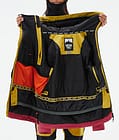 Doom W Snowboardjakke Dame Yellow/Black/Light Red, Bilde 11 av 11