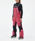 Fawk W Pantalon de Snowboard Femme Light Red/Black, Image 1 sur 7