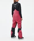 Fawk W Snowboardbukse Dame Light Red/Black, Bilde 4 av 7