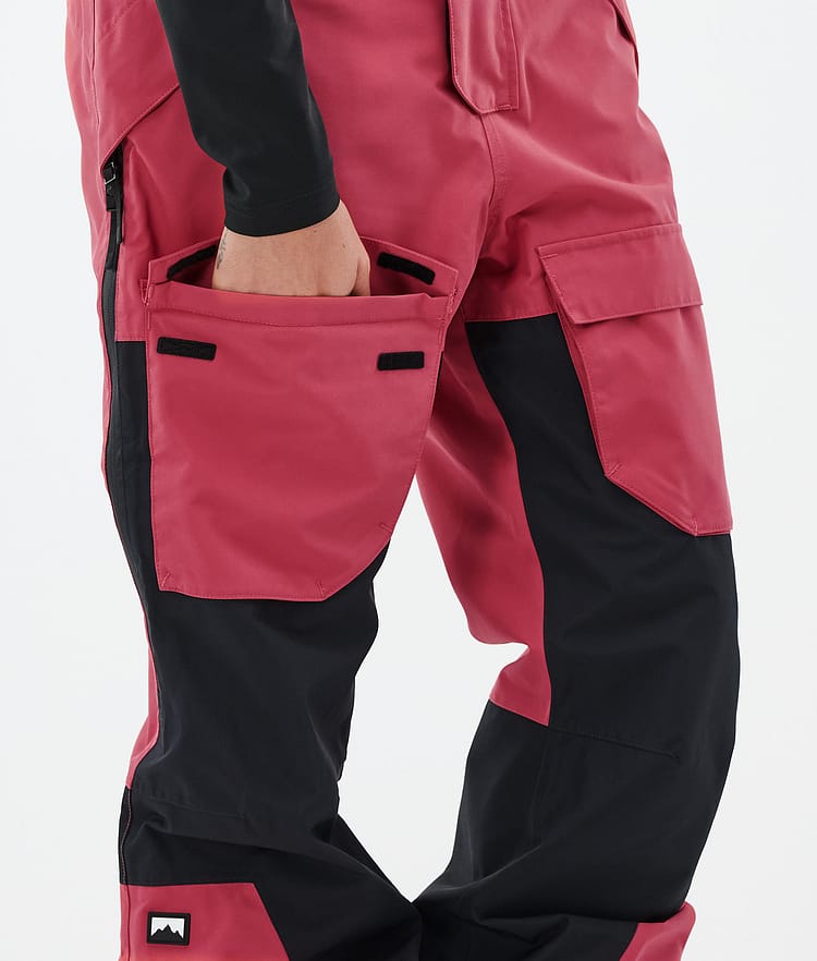 Fawk W Snowboard Bukser Dame Light Red/Black, Billede 7 af 7