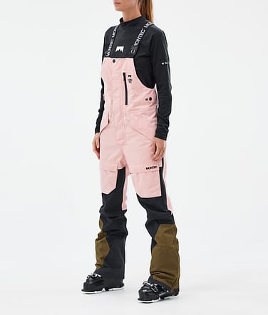 Fawk W Pantalon de Ski Femme Soft Pink/Black/Fatigue