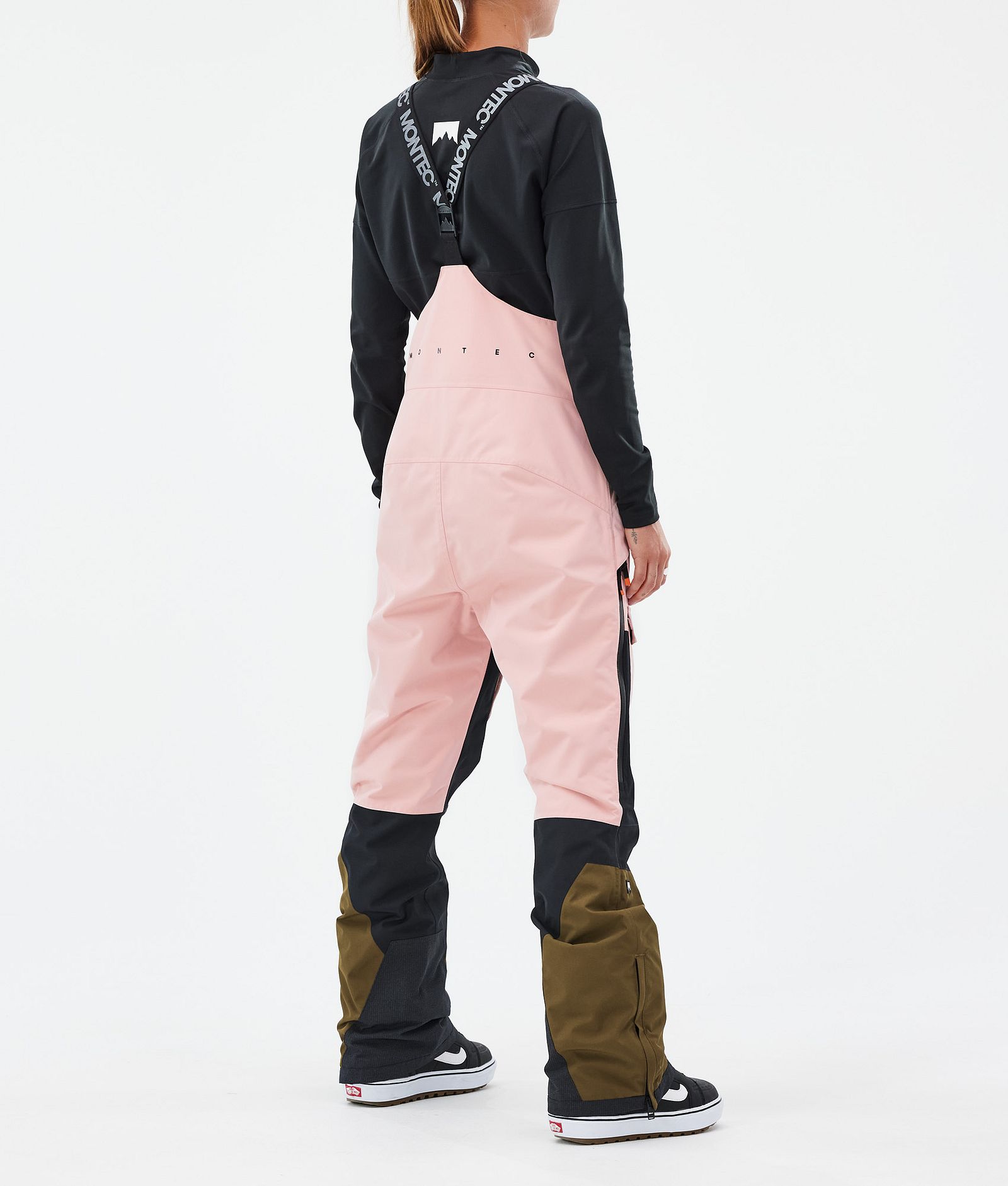 Fawk W Pantaloni Snowboard Donna Soft Pink/Black/Fatigue, Immagine 4 di 7