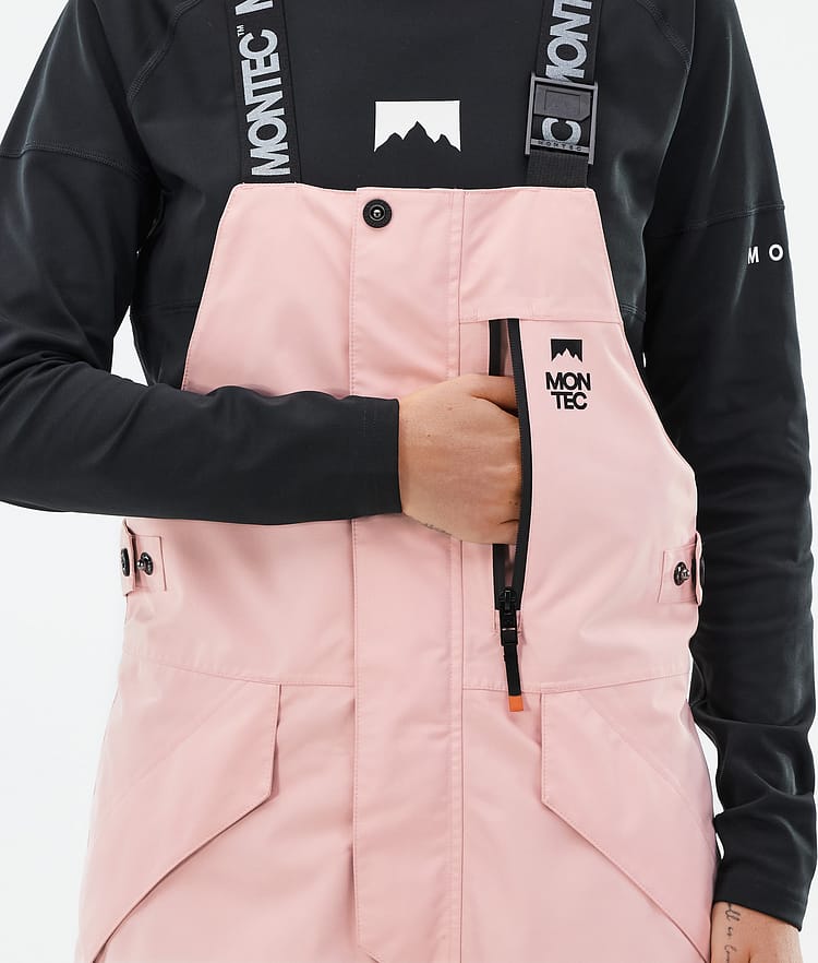 Fawk W Lasketteluhousut Naiset Soft Pink/Black/Fatigue, Kuva 6 / 7