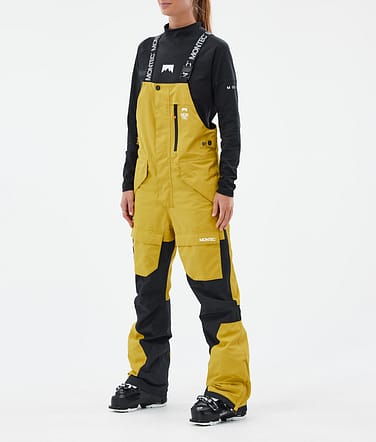 Fawk W Ski Pants Women Yellow/Black