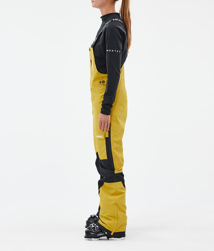 Fawk W Pantalones Esquí Mujer Yellow/Black, Imagen 3 de 7