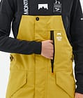 Fawk W Pantalon de Ski Femme Yellow/Black, Image 6 sur 7