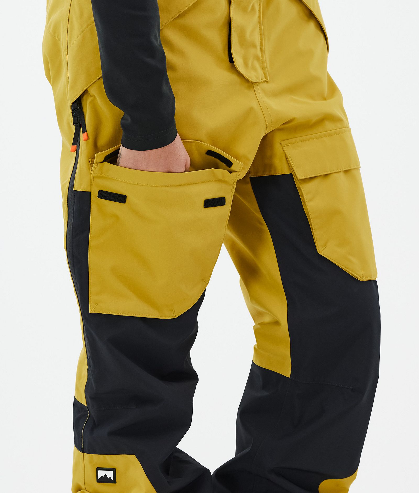 Fawk W Pantaloni Sci Donna Yellow/Black, Immagine 7 di 7