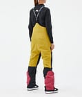 Fawk W Pantalon de Snowboard Femme Yellow/Black/Light Red, Image 4 sur 7