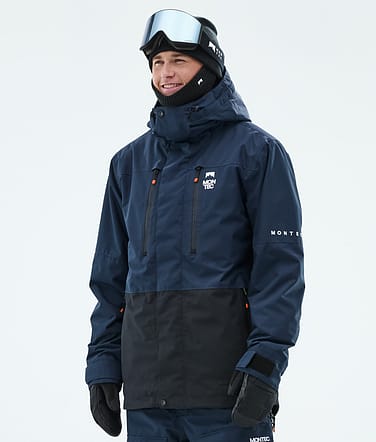 Fawk Snowboard Jacket Dark Blue/Black