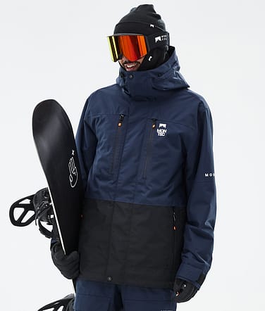 Fawk Snowboard Jacket Men Dark Blue/Black