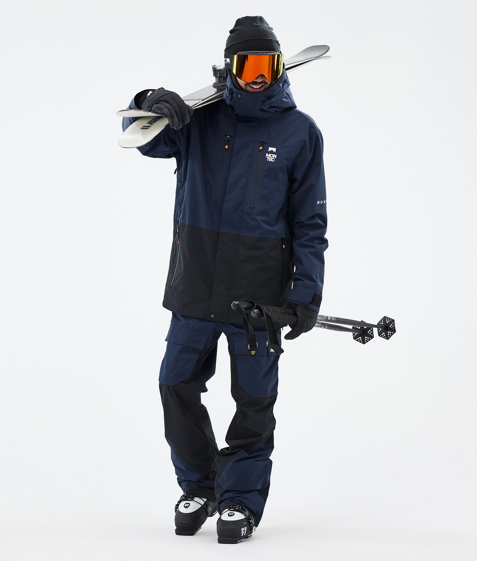 Fawk Veste de Ski Homme Dark Blue/Black, Image 3 sur 10