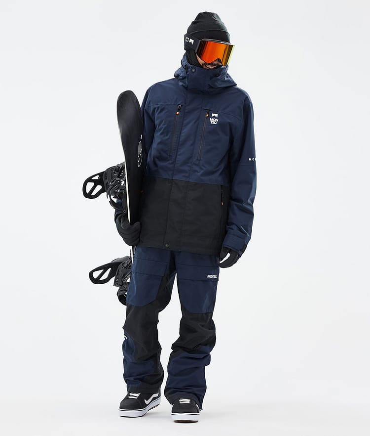 Fawk Kurtka Snowboardowa Mężczyźni Dark Blue/Black, Zdjęcie 3 z 10