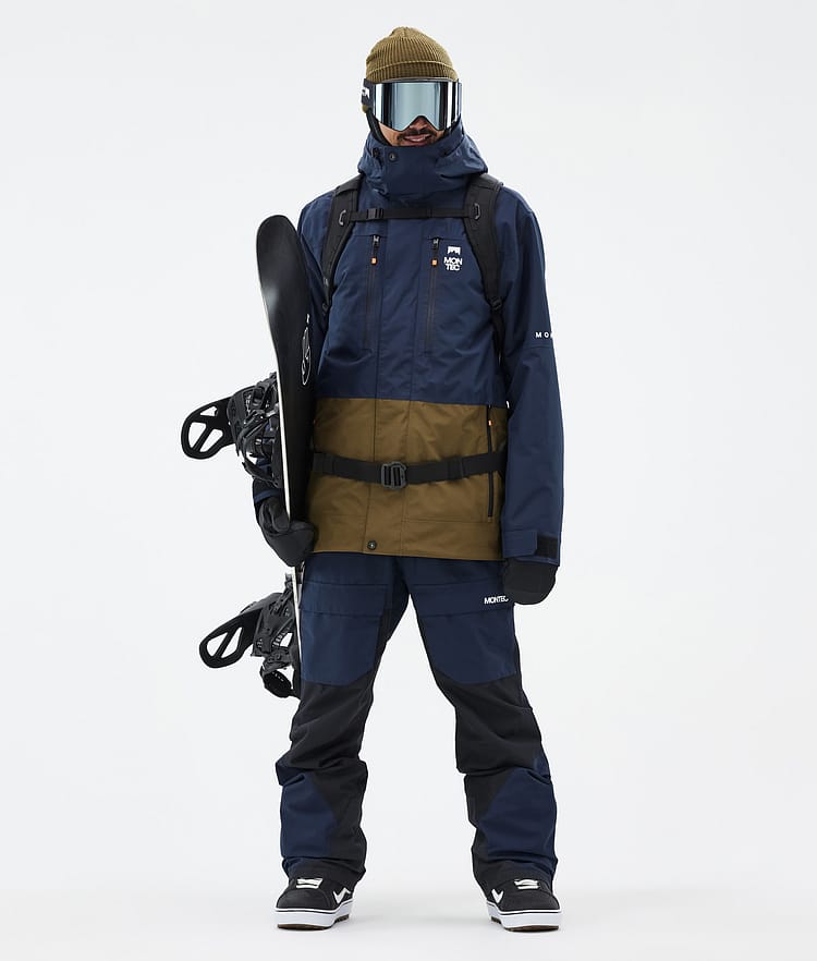 Fawk Snowboardjacka Herr Dark Blue/Fatigue, Bild 3 av 10