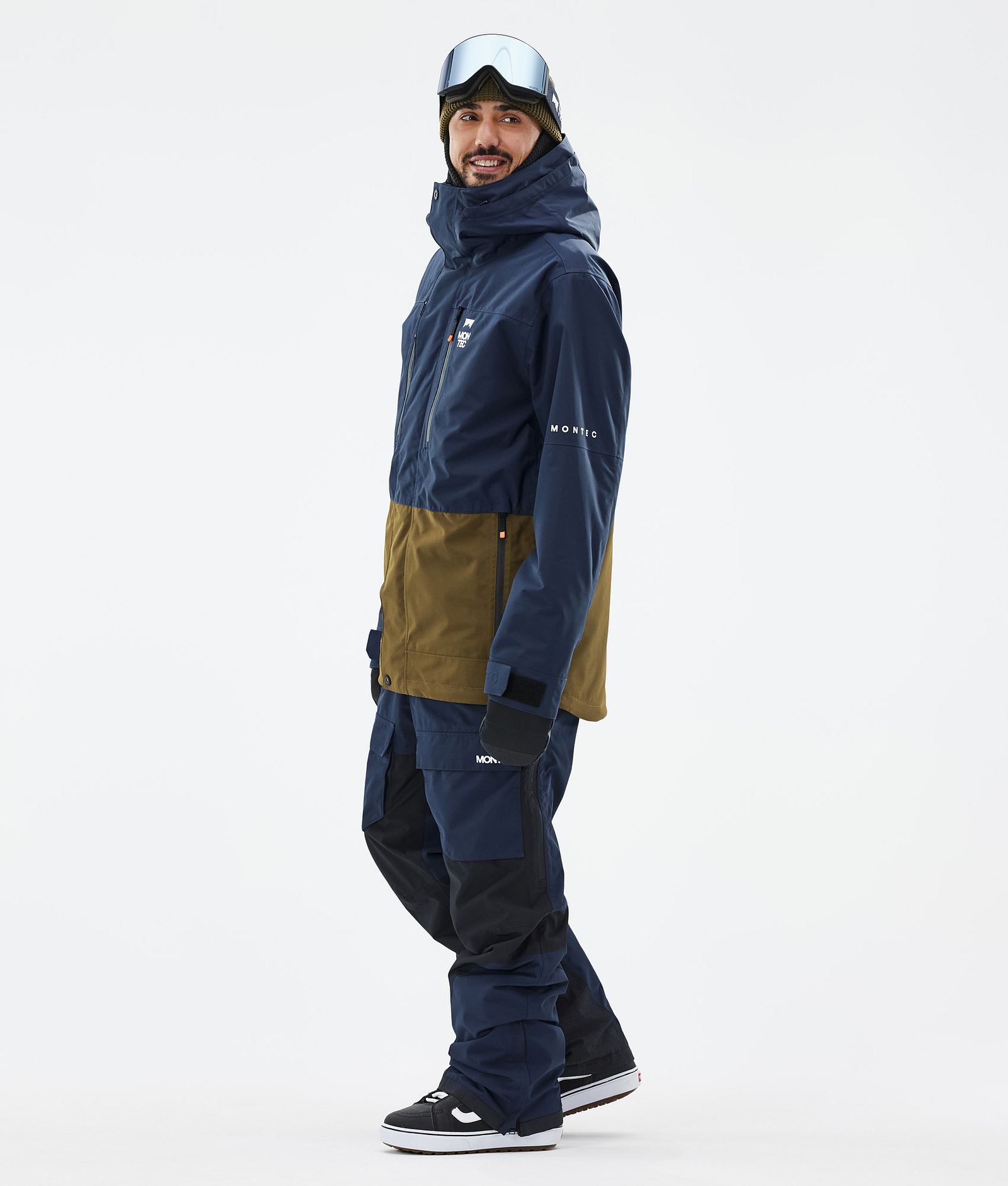 Fawk Snowboardjacka Herr Dark Blue/Fatigue, Bild 4 av 10