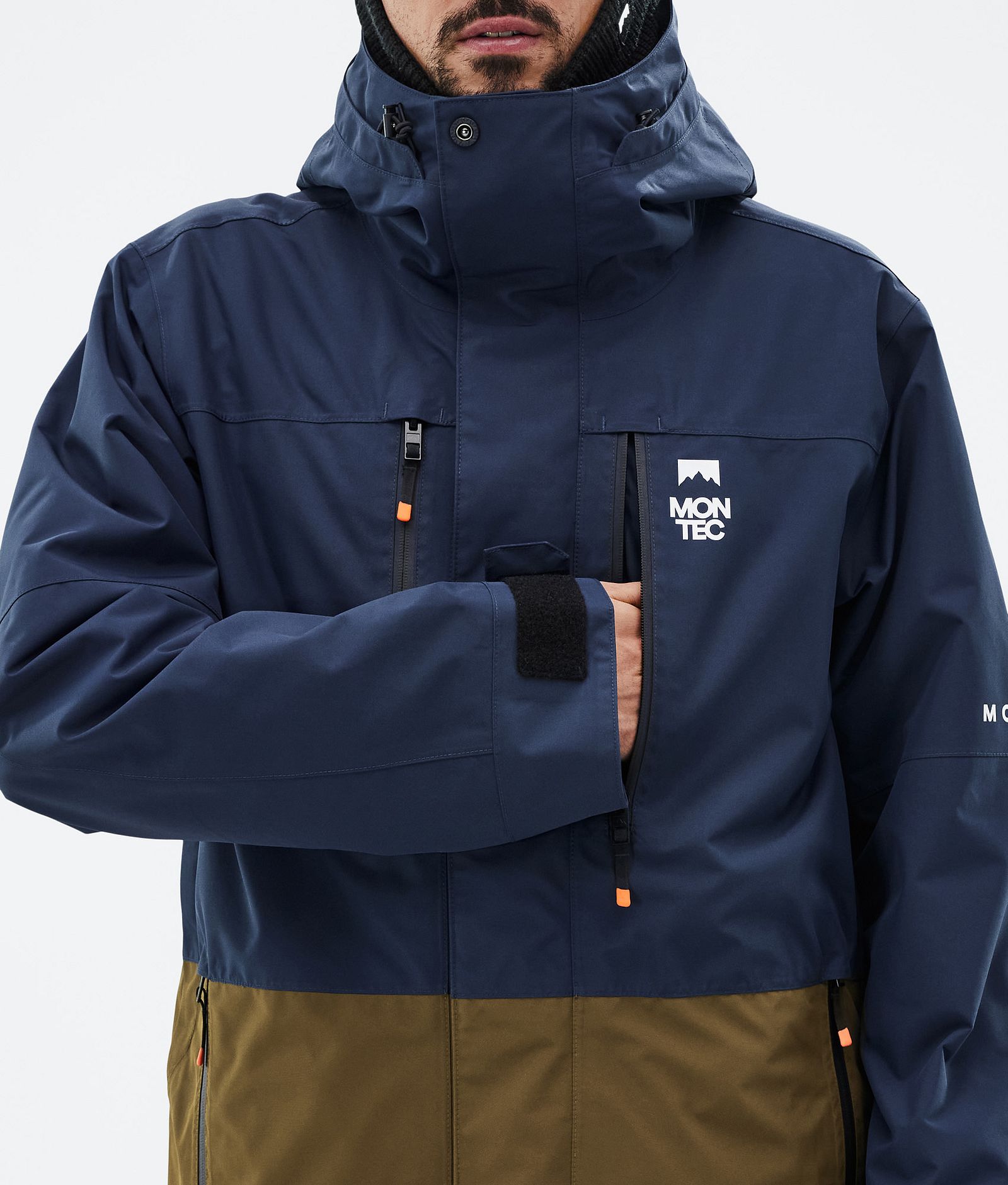 Fawk Ski Jacket Men Dark Blue/Fatigue, Image 9 of 10