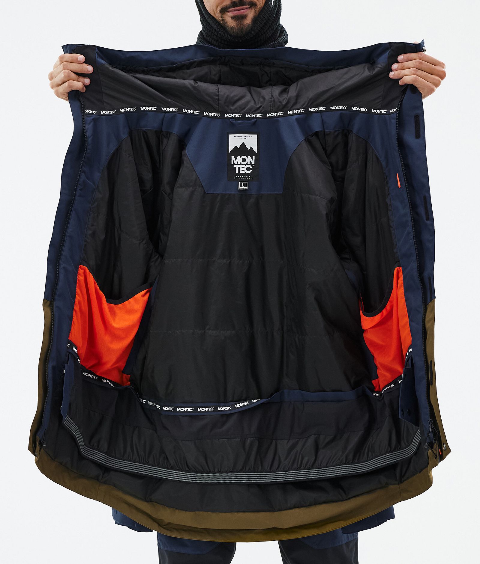 Fawk Ski Jacket Men Dark Blue/Fatigue, Image 10 of 10