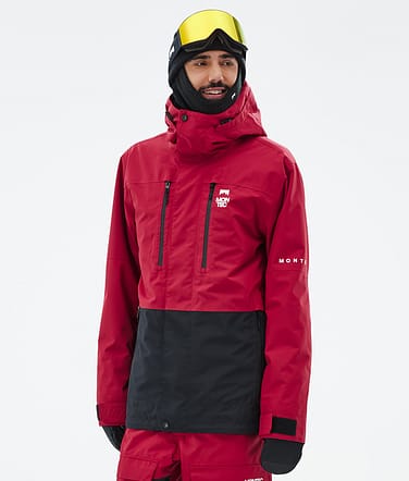 Fawk Kurtka Snowboardowa Mężczyźni Deep Red/Black