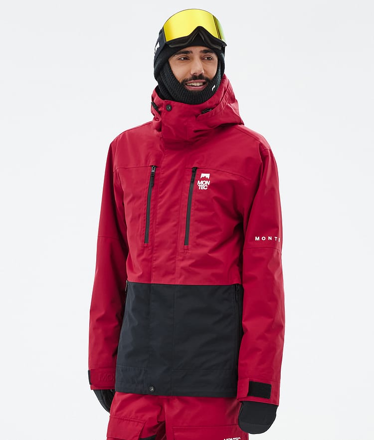 Fawk Kurtka Snowboardowa Mężczyźni Deep Red/Black, Zdjęcie 1 z 10