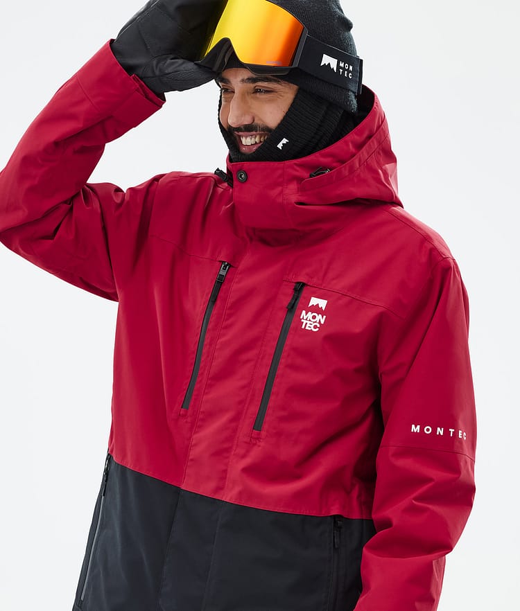 Fawk Ski Jacket Men Deep Red/Black, Image 2 of 10