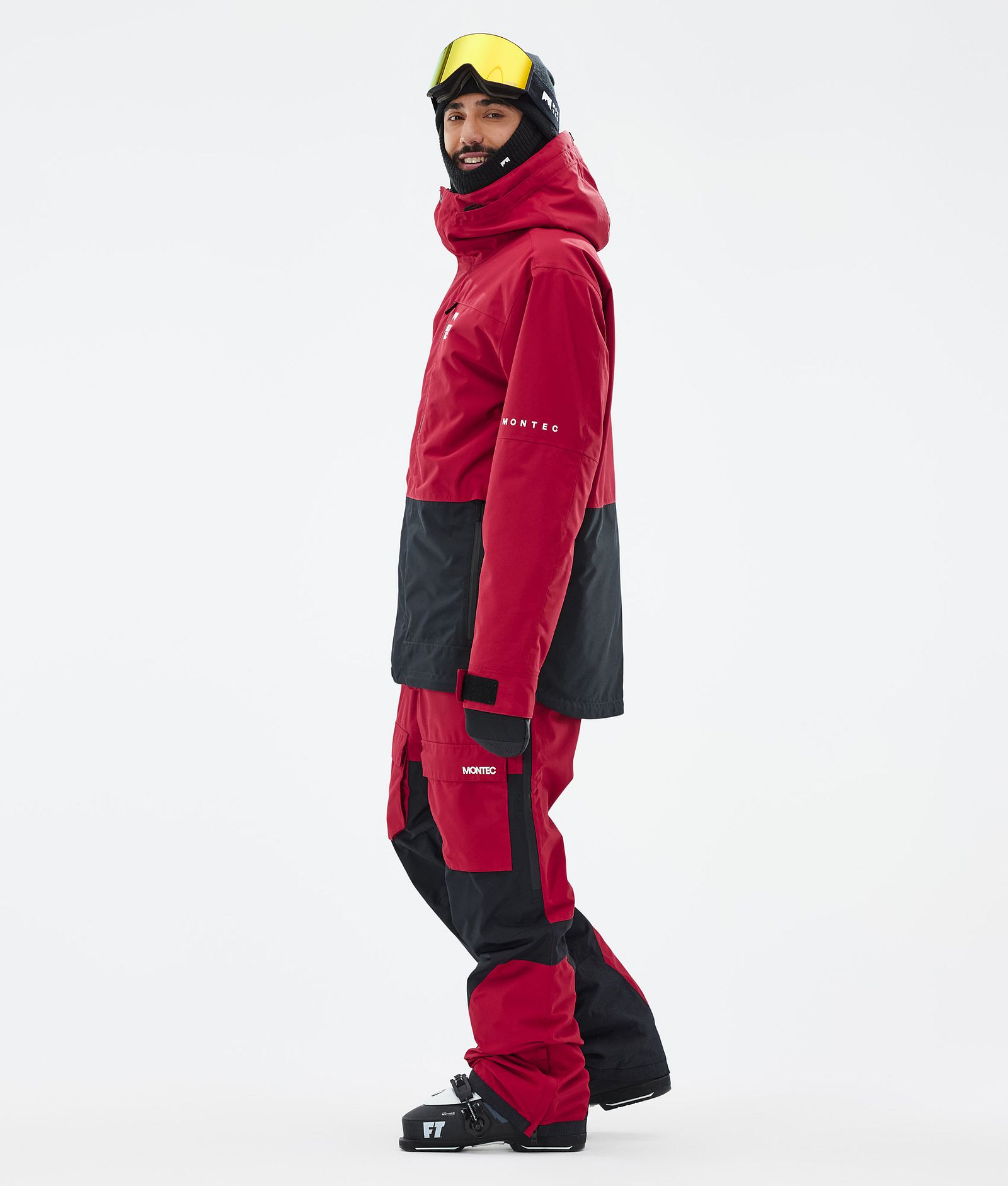 Fawk Manteau Ski Homme Deep Red/Black, Image 4 sur 10