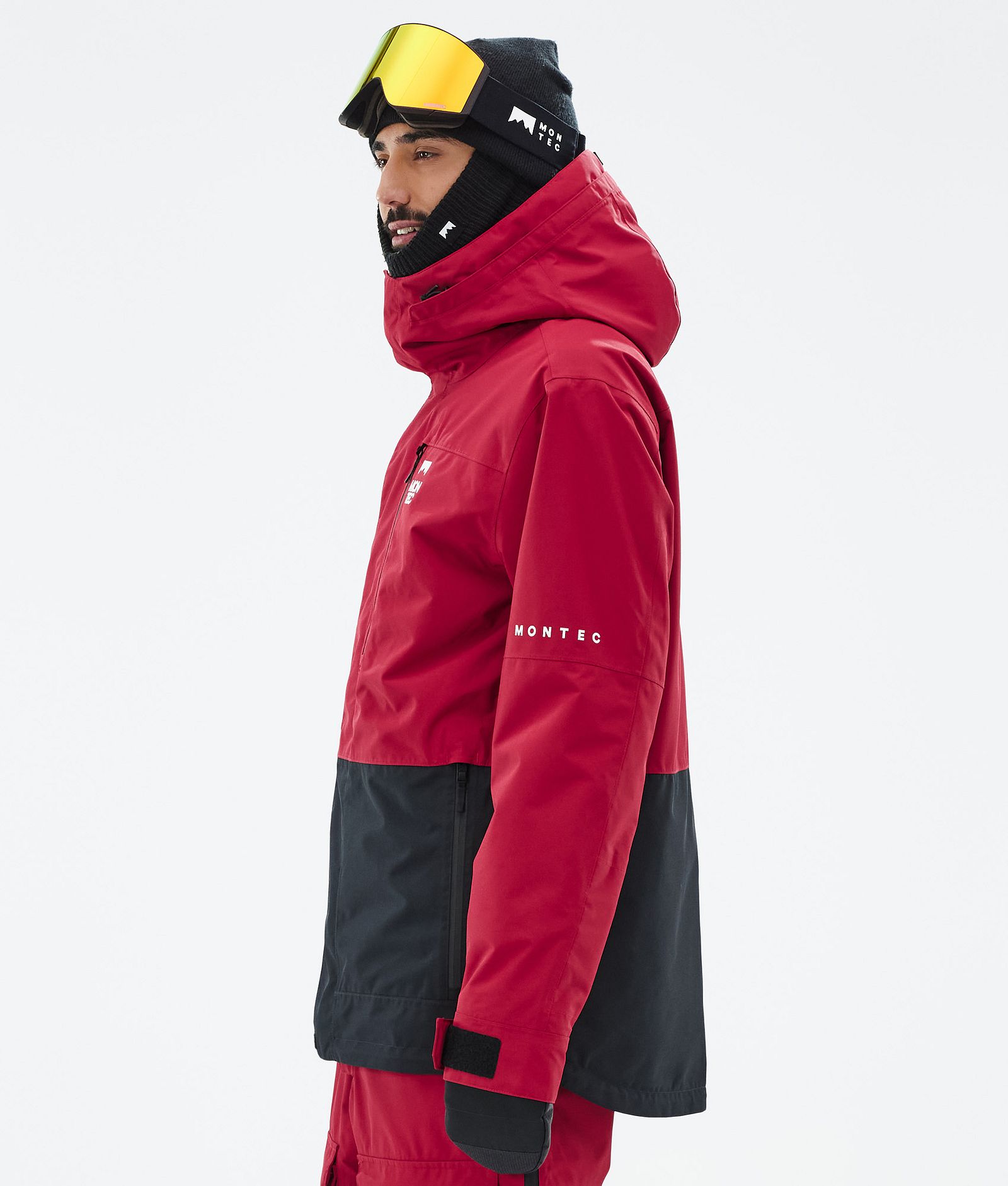 Fawk Ski Jacket Men Deep Red/Black, Image 6 of 10