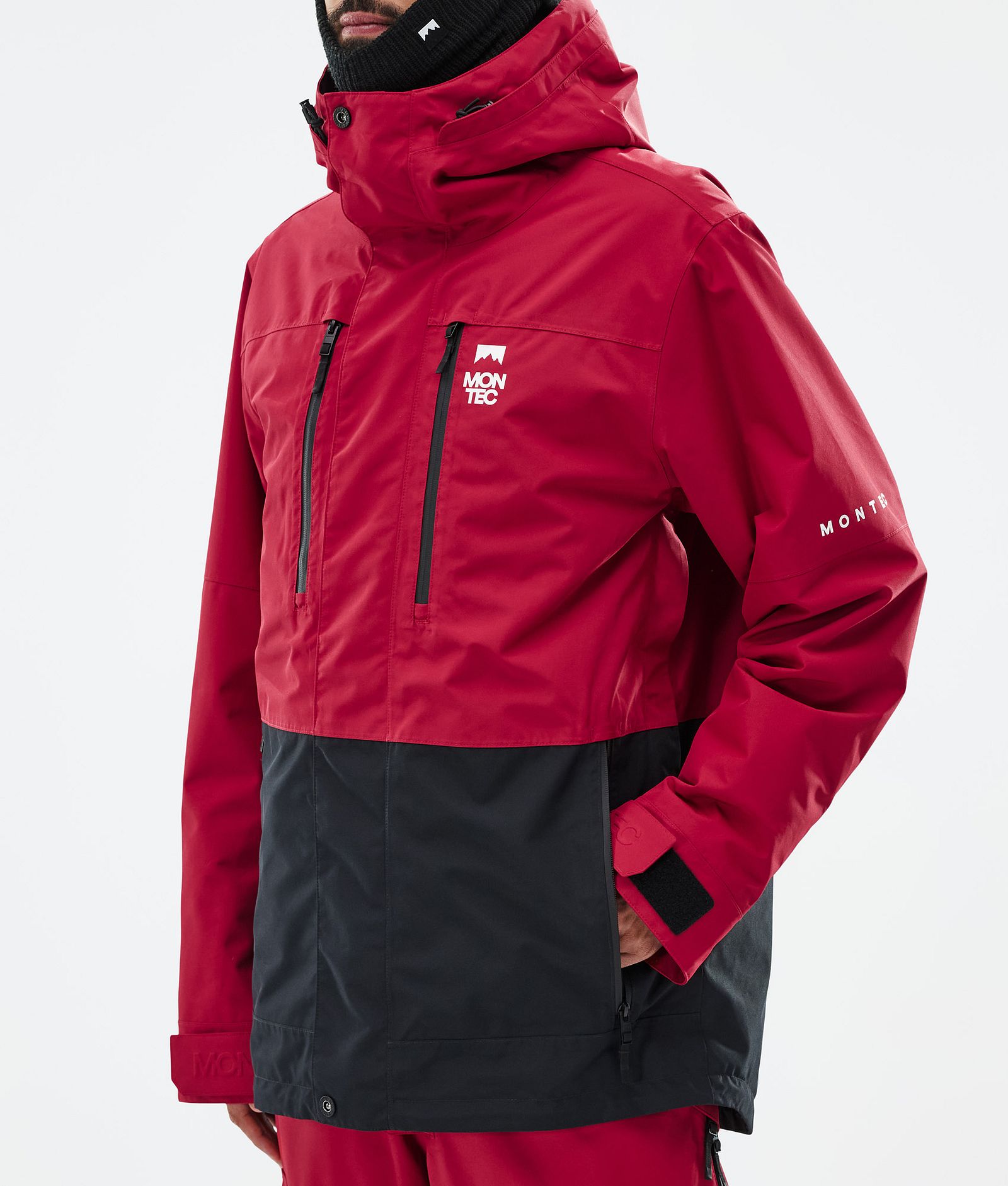 Fawk Kurtka Snowboardowa Mężczyźni Deep Red/Black, Zdjęcie 8 z 10