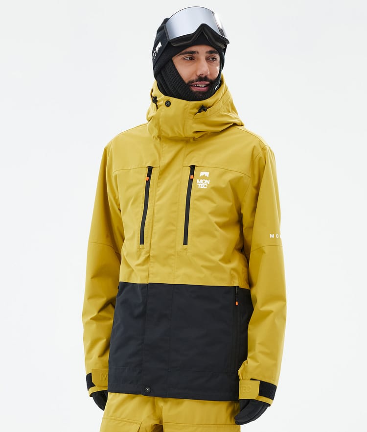 Fawk Snowboard Jacket Men Yellow/Black, Image 1 of 10