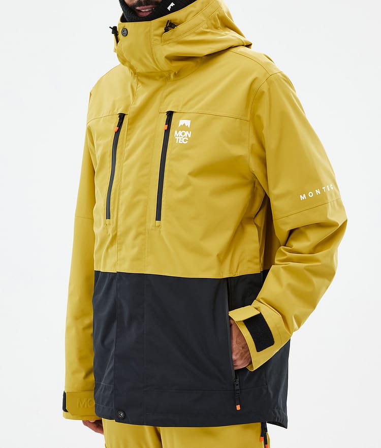 Fawk Snowboard Jacket Men Yellow/Black, Image 8 of 10