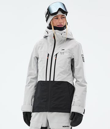 Montec Moss W Ski Jacket Women Light Grey/Black