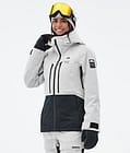 Moss W Snowboardjacke Damen Light Grey/Black, Bild 1 von 10