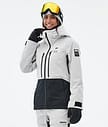 Moss W Snowboard Jacket Women Light Grey/Black