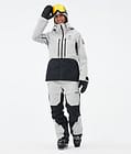 Moss W Manteau Ski Femme Light Grey/Black, Image 3 sur 10