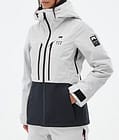 Moss W Veste de Ski Femme Light Grey/Black, Image 7 sur 9