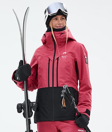 Moss W Ski Jacket Women Light Red/Black