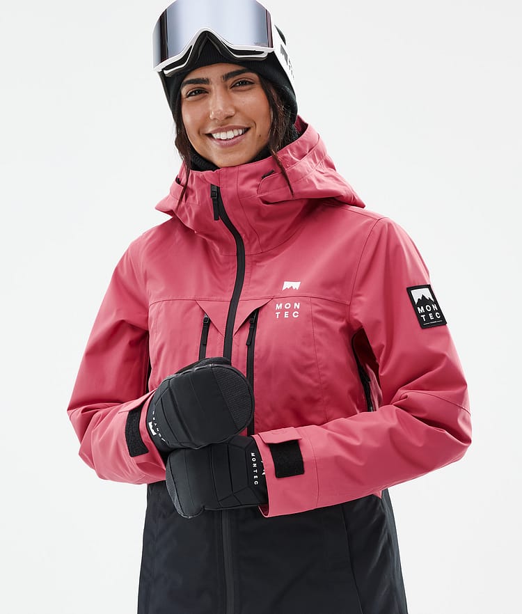 Moss W Snowboardjakke Dame Light Red/Black, Bilde 2 av 10