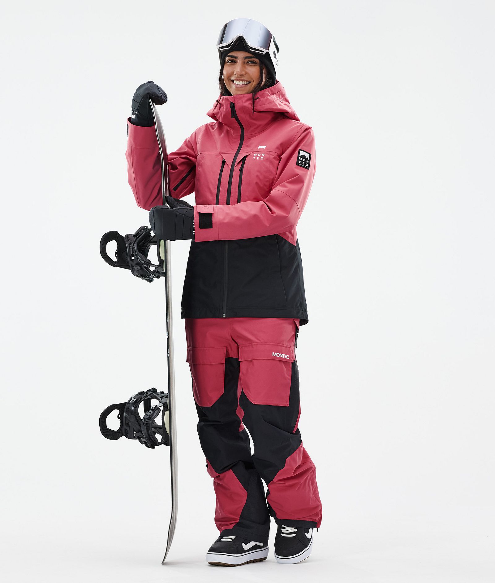 Moss W Kurtka Snowboardowa Kobiety Light Red/Black, Zdjęcie 3 z 10