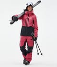 Moss W Veste de Ski Femme Light Red/Black, Image 3 sur 10