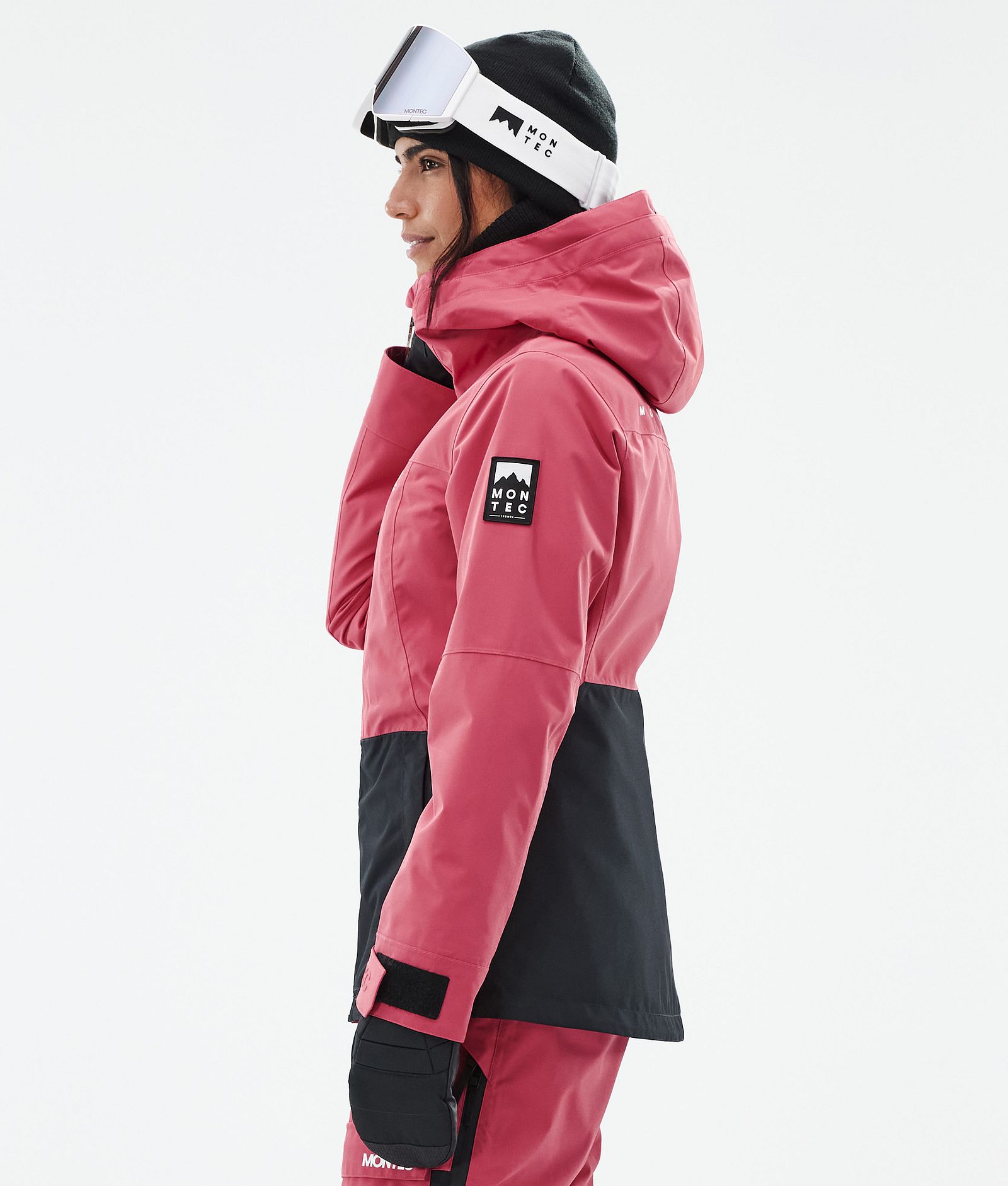 Moss W Veste de Ski Femme Light Red/Black, Image 6 sur 10