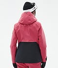 Moss W Skijacke Damen Light Red/Black, Bild 7 von 10