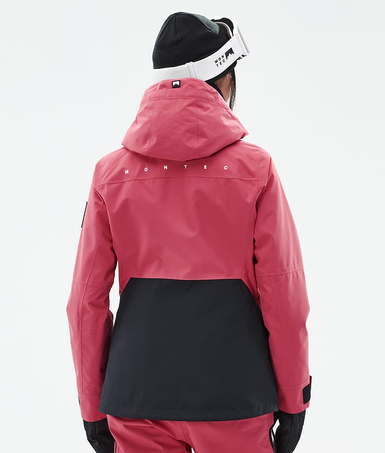 Moss W Skijacke Damen Light Red/Black, Bild 7 von 10