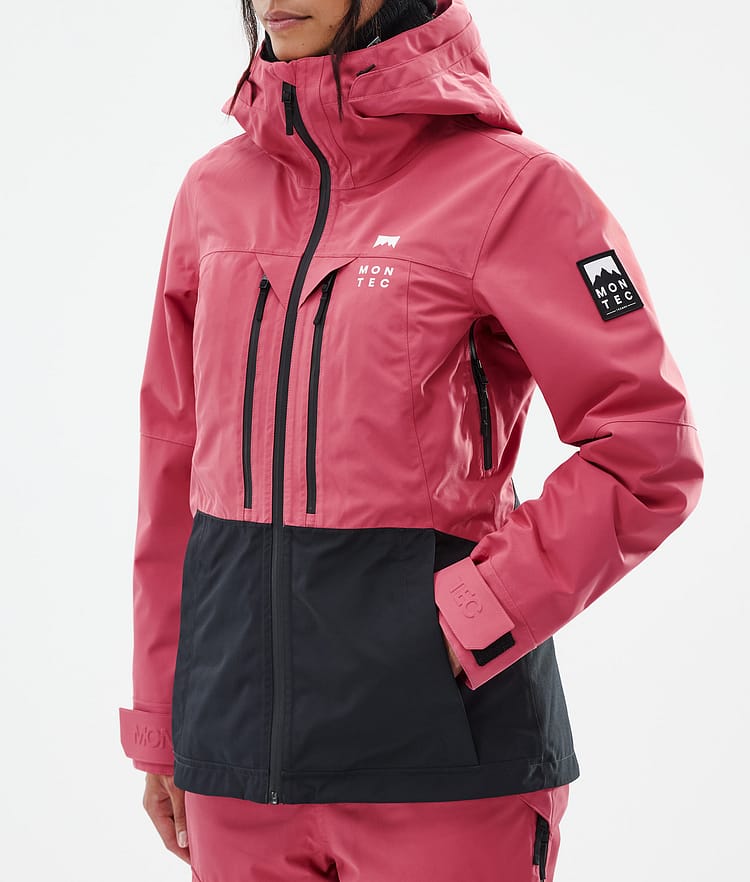 Moss W Snowboardjacke Damen Light Red/Black, Bild 8 von 10