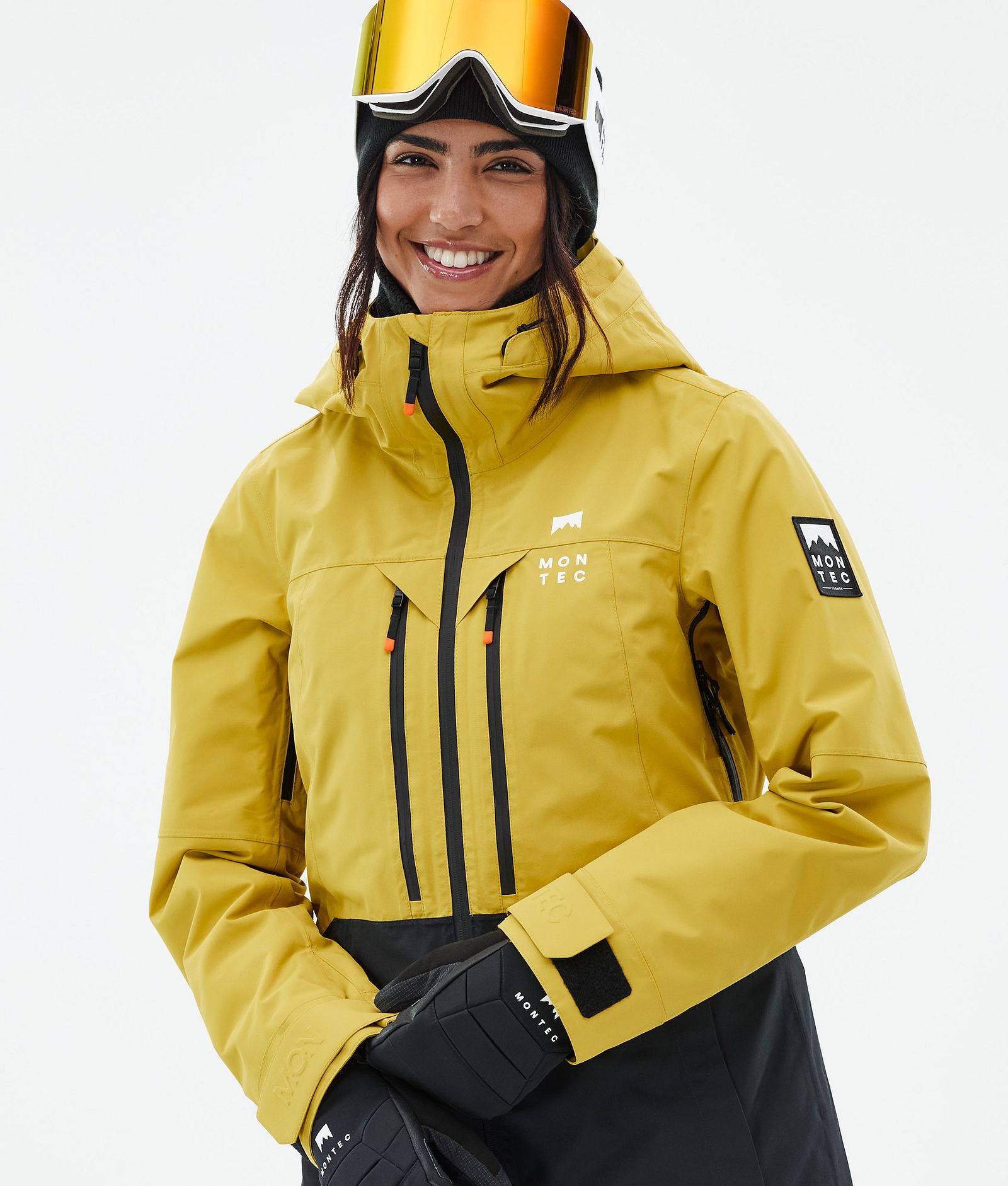 Moss W Snowboardjacke Damen Yellow/Black, Bild 2 von 10