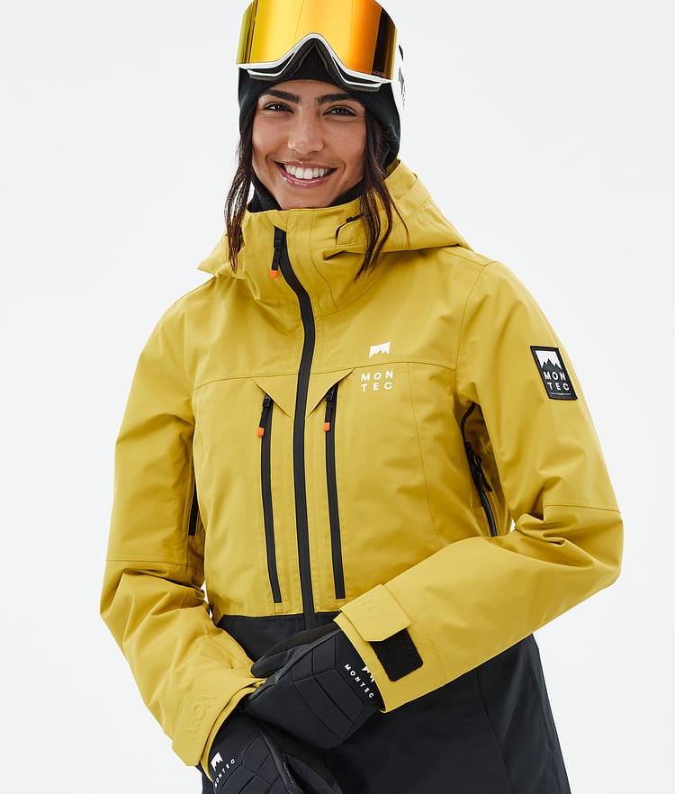 Moss W Veste de Ski Femme Yellow/Black, Image 2 sur 10