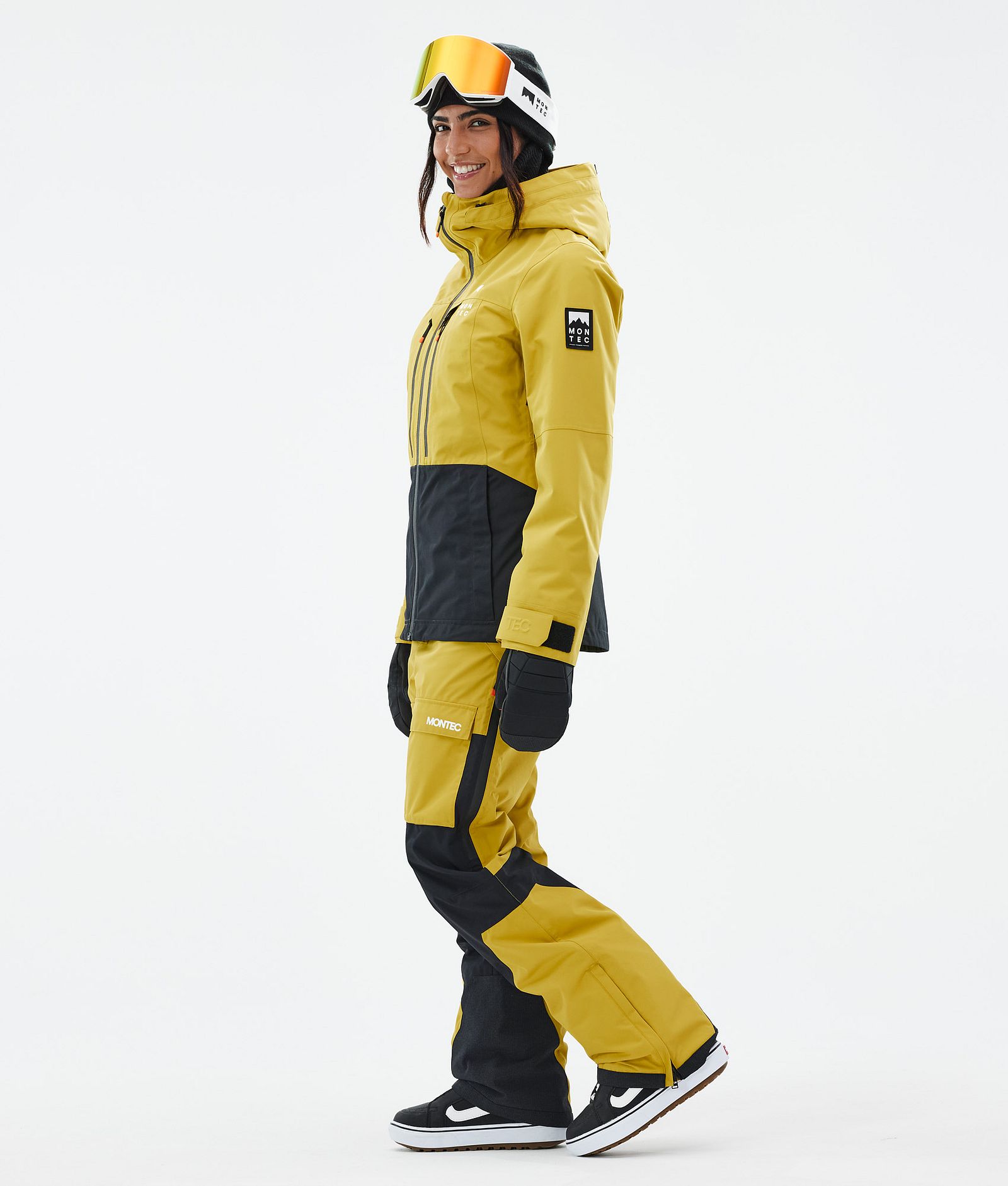 Moss W Snowboard Jacket Women Yellow/Black, Image 4 of 10