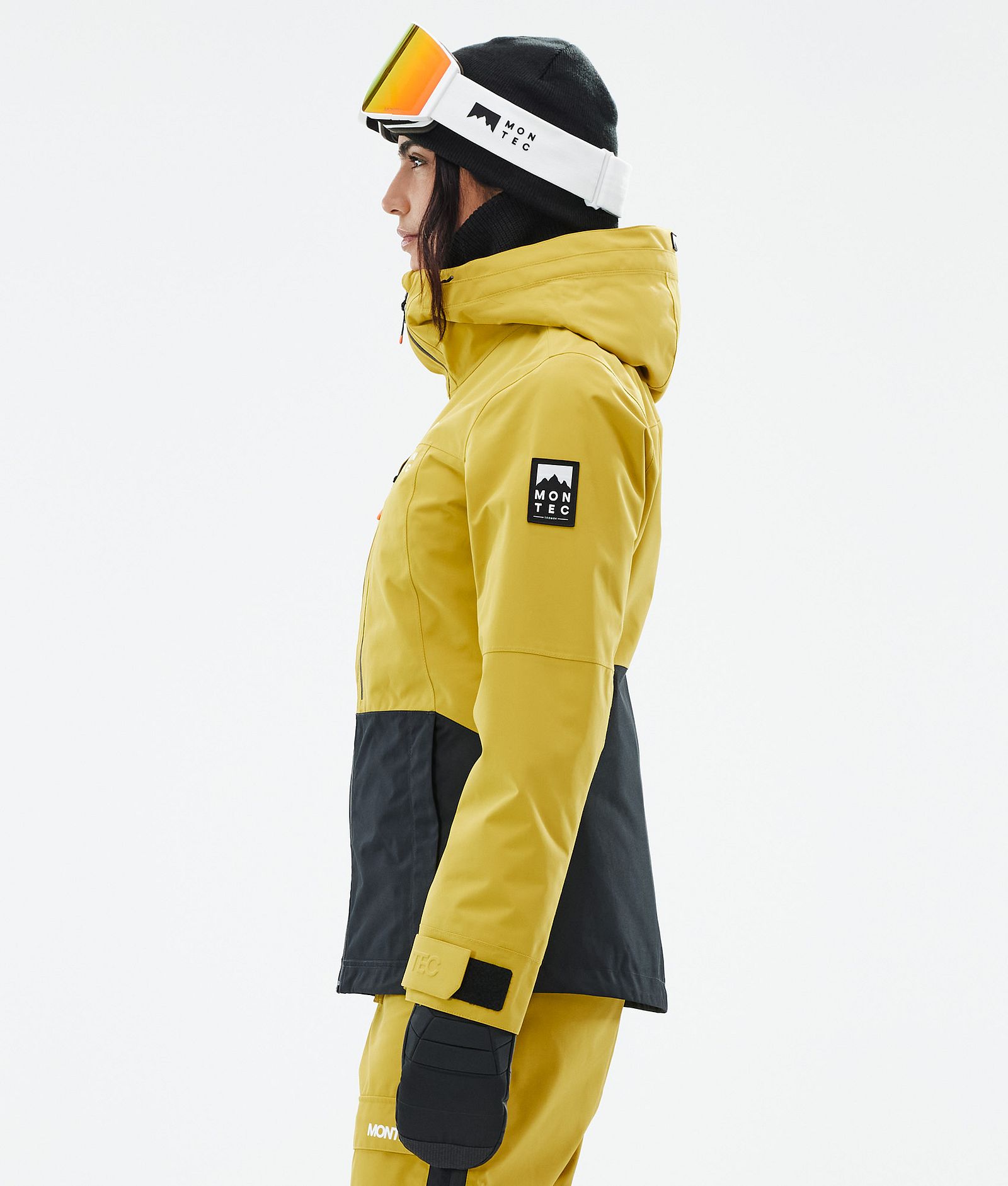 Moss W Snowboard Jacket Women Yellow/Black, Image 6 of 10