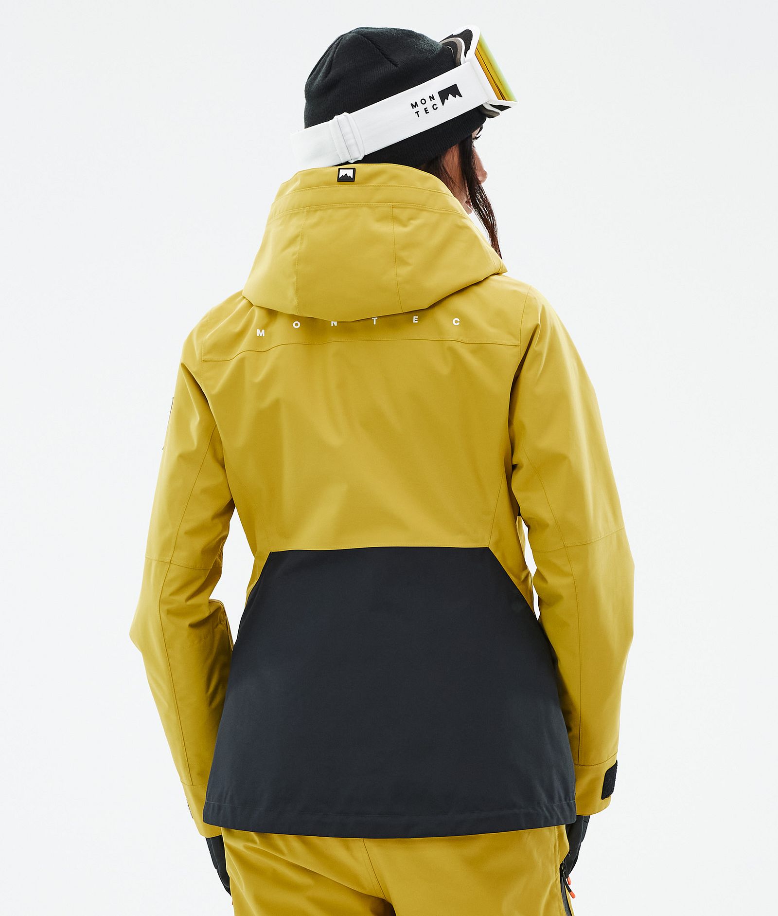 Moss W Skijacke Damen Yellow/Black, Bild 7 von 10