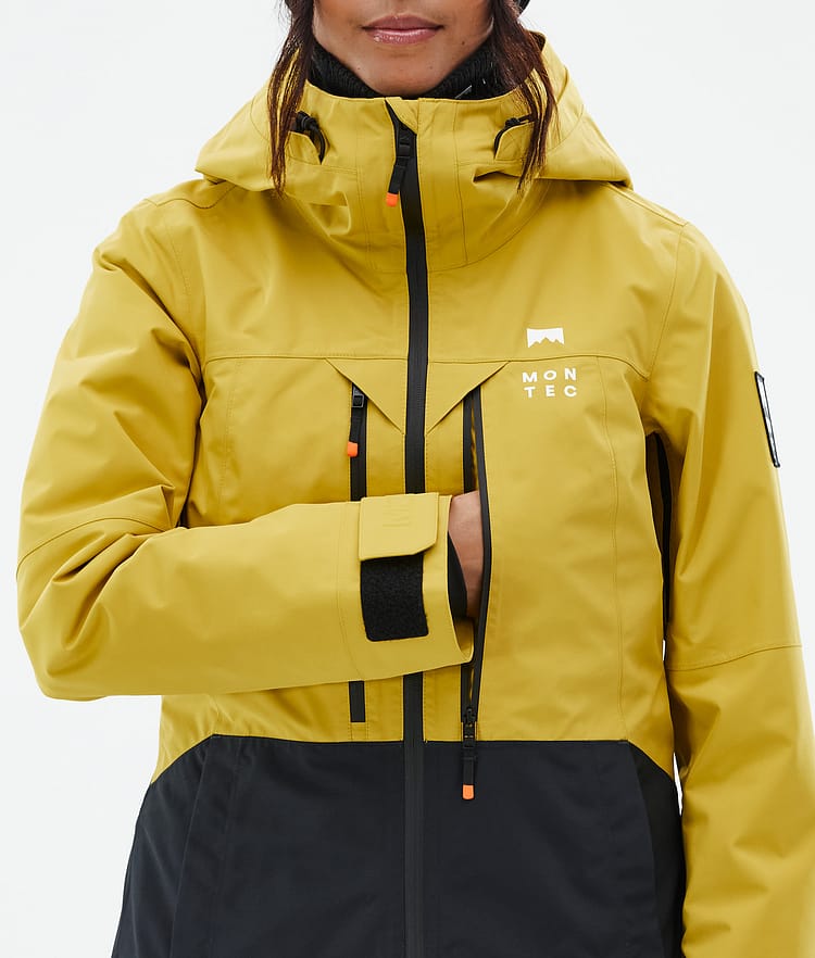 Moss W Snowboard Jacket Women Yellow/Black, Image 9 of 10