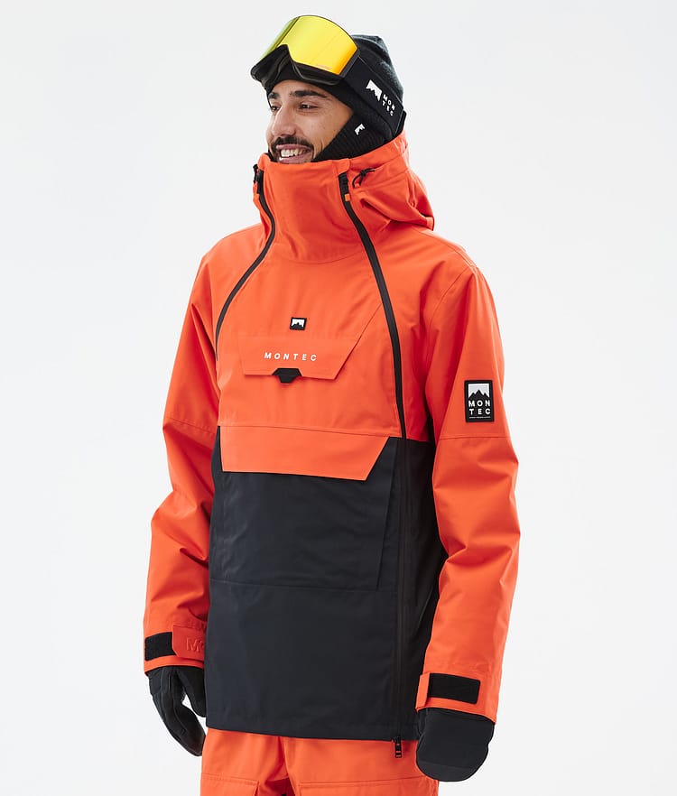 Doom Skijacke Herren Orange/Black, Bild 1 von 11