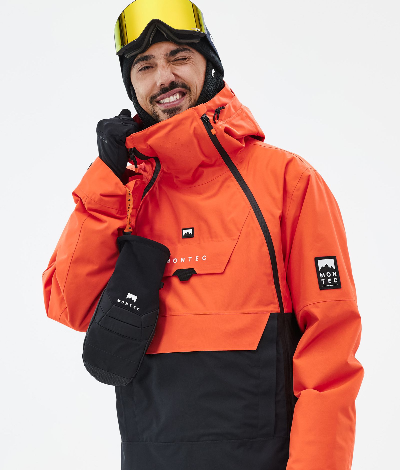 Doom Ski Jacket Men Orange/Black, Image 2 of 11