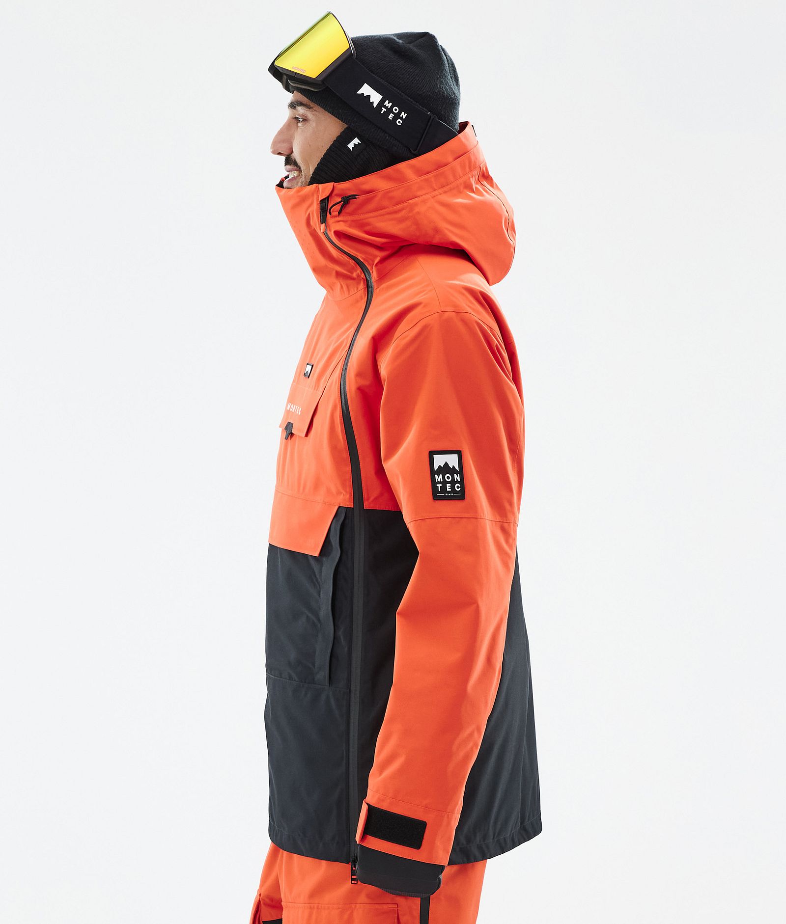 Doom Ski Jacket Men Orange/Black, Image 6 of 11